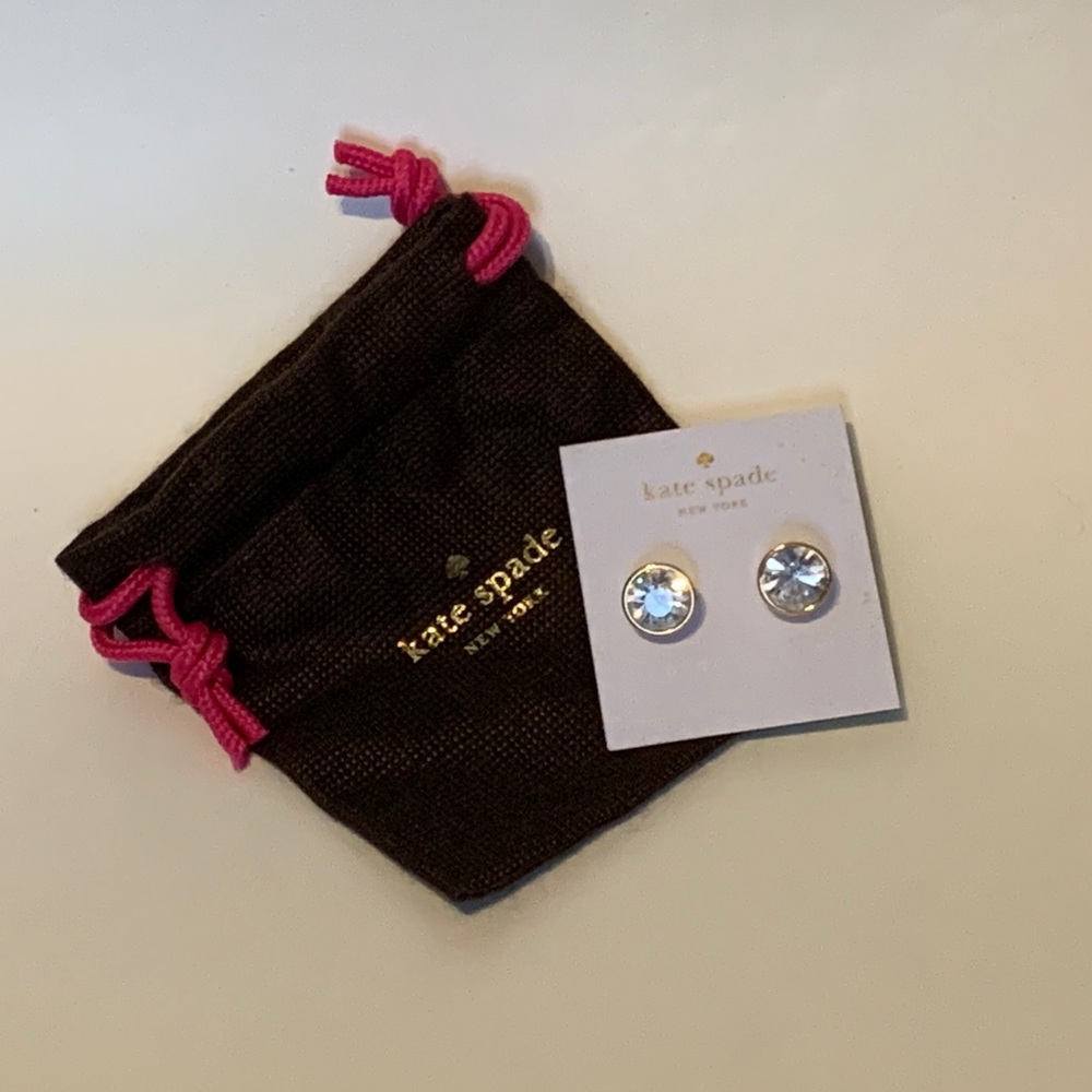 NWT Kate Spade Round Gumdrop Stud Earrings